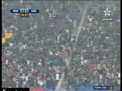 Maroc Vs Angola 1er But Chamakh