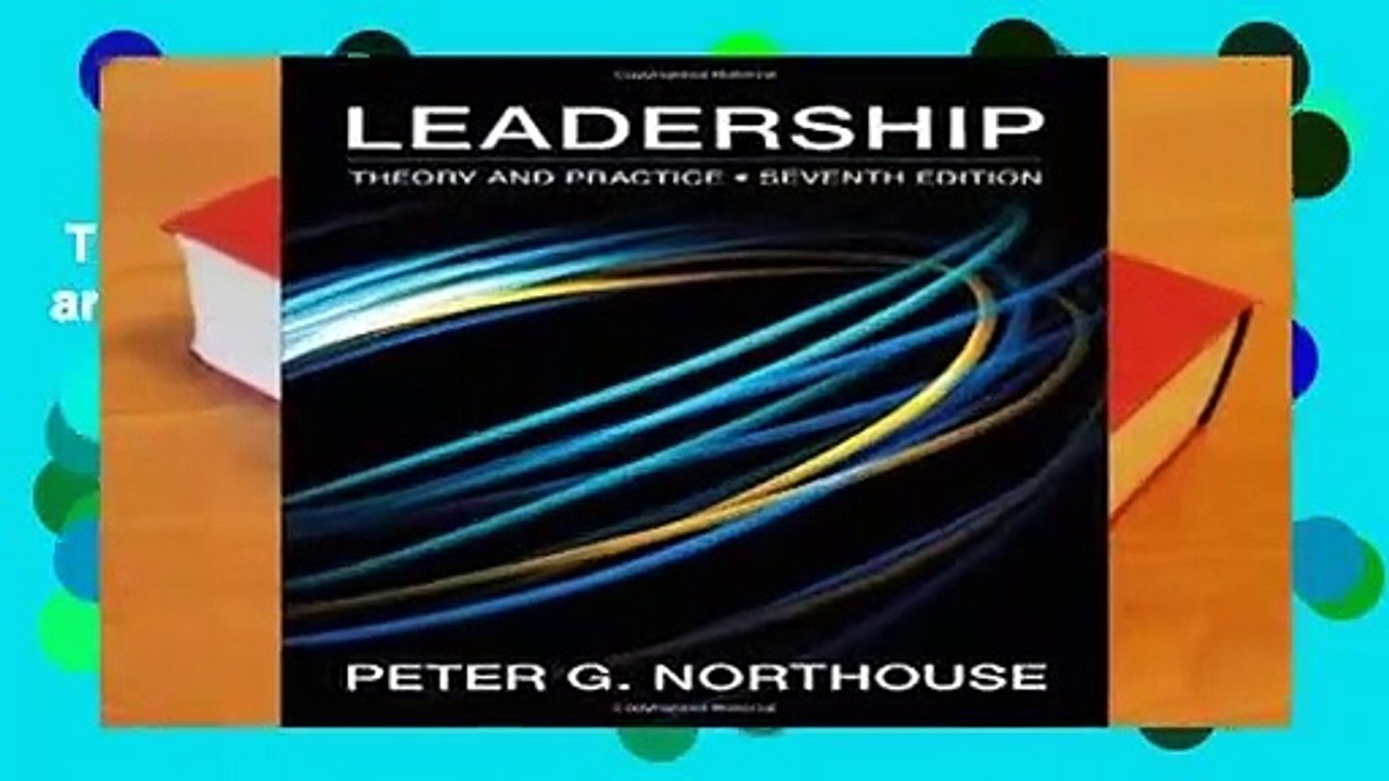 Trial New Releases  Leadership: Theory and Practice by Peter G Northouse