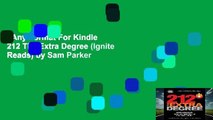 Any Format For Kindle  212 The Extra Degree (Ignite Reads) by Sam Parker