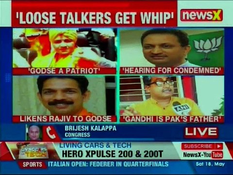 Controversy stirs over Mahatma Gandhi's Assassin Nathuram Godse remark by BJP Sadhvi Pragya