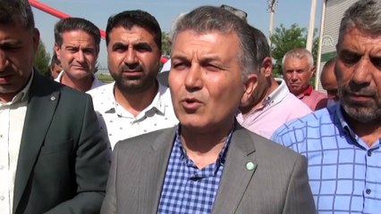 Mardin'de sezonun ilk arpa hasadı yapıldı