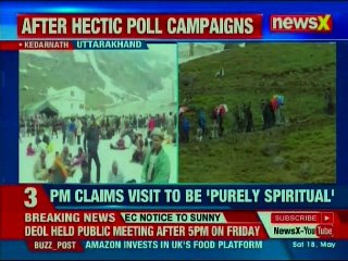 PM Narendra Modi offers prayer at Kedarnath temple