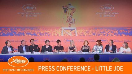 LITTLE JOE - Press conference  -  Cannes 2019 - EV