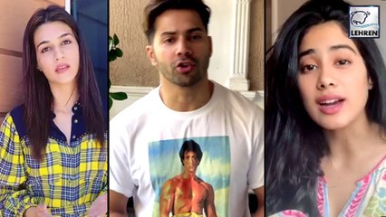 Janhvi, Varun, Arjun And Kriti Takes Vande Mataram Challenge