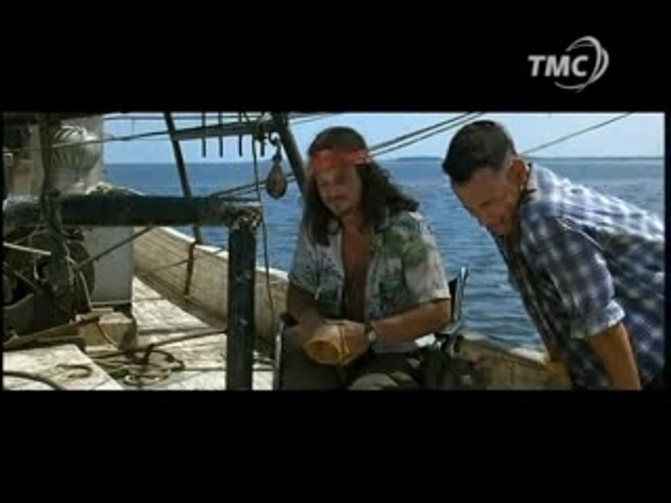 Forrest sur son bateau !