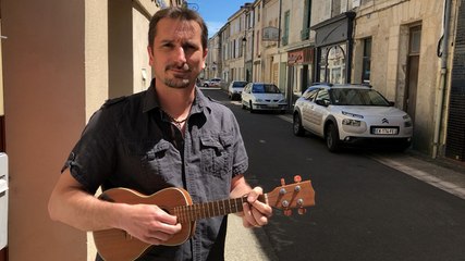 Sylvain Blocquaux, fondateur du club d’ukulélé