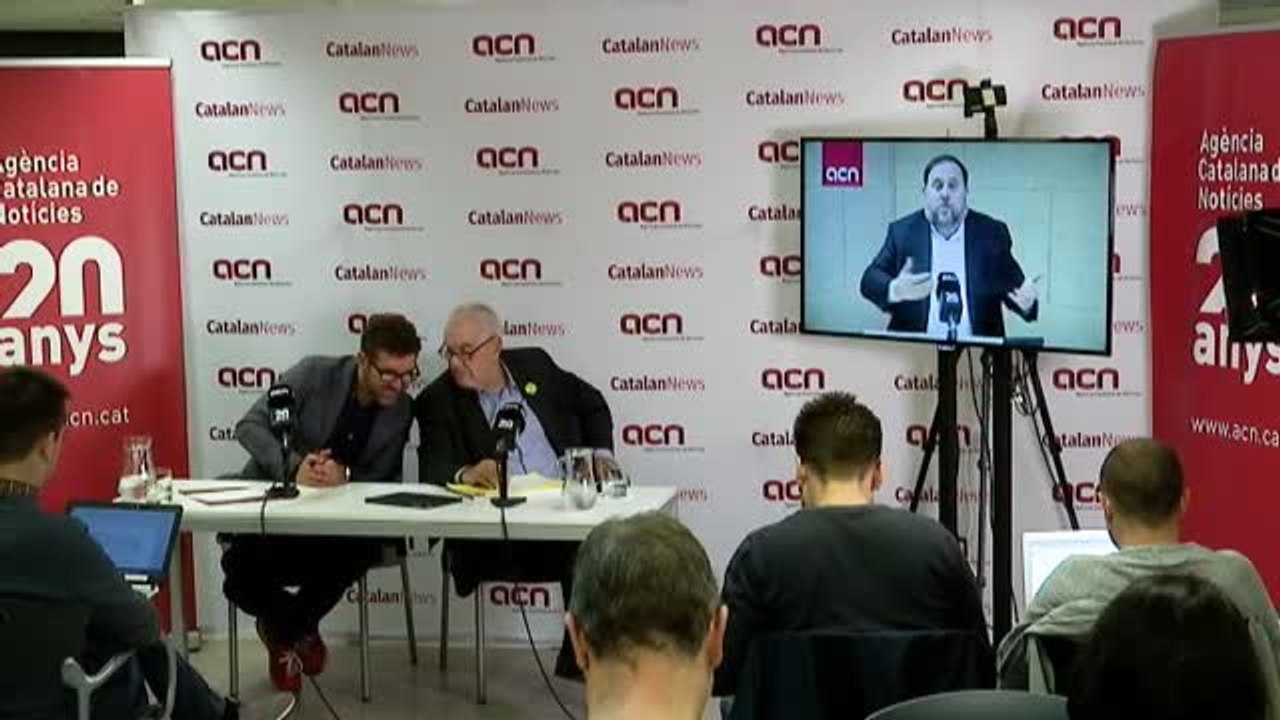 Junqueras espera poder hablar con Pedro Sánchez en la sesión constitutiva del Congreso