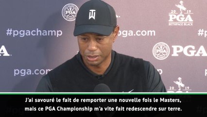 PGA Championship - Woods : "Je suis vite redescendu sur terre"