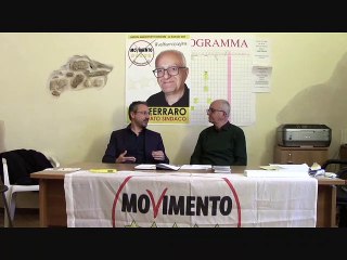 16 maggio 2019-l'arch Carlo Ferraro incontra Piernicola Pedicini economista cand parlam europee M5S 2019