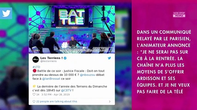 Thierry Ardisson décide de quitter C8 pour ne pas faire de la télé low cost