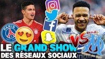 Le PSG aime James Rodriguez, Depay taille l'OM, Domenech descend Bielsa : le Grand Show des Réseaux Sociaux