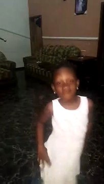 Dancing and loving life. What a lovely little girl.