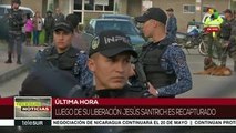 Colombia: Santrich es recapturado sólo minutos después de ser liberado