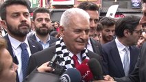 Binali Yıldırım Beşiktaş Çarşı'yı Ziyaret Etti 1