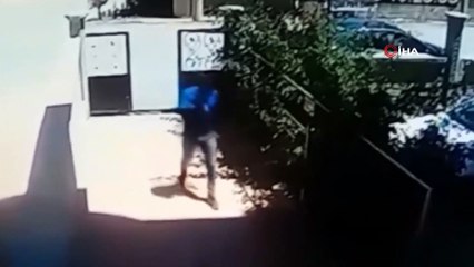 Bisiklet hırsızı güvenlik kamerasına yakalandı