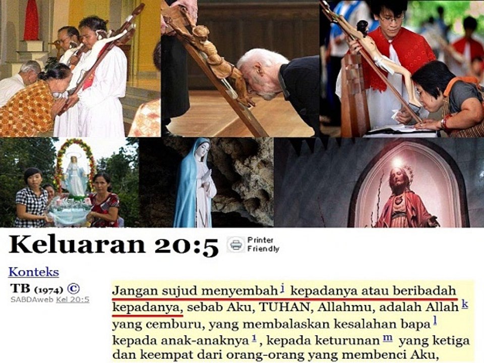 ALA.. MUALAF CANTIK UKRAINA : "HERAN.. KENAPA BANYAK BERHALA (PATUNG) DI GEREJA." #InjilLarangPatung