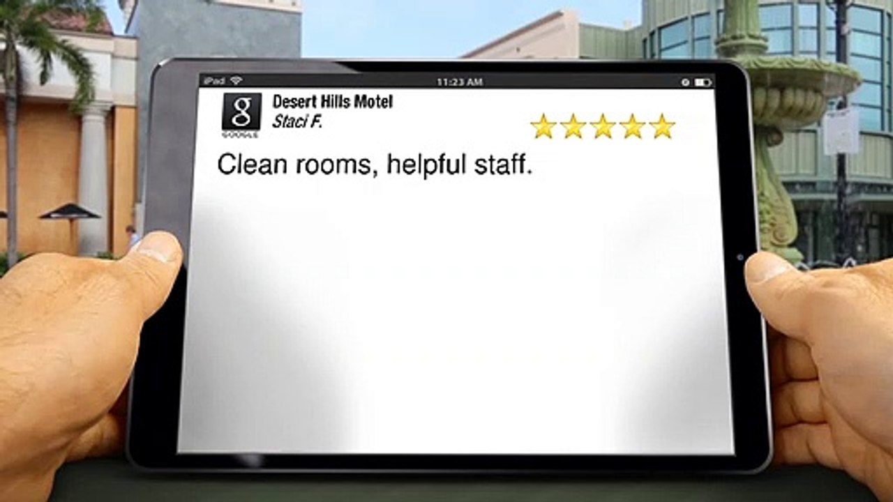 Desert Hills Motel Las Vegas Excellent 5 Star Review by Staci Fagala
