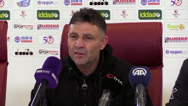 Kardemir Karabükspor - Gazişehir Gaziantep maçının ardından - KARABÜK