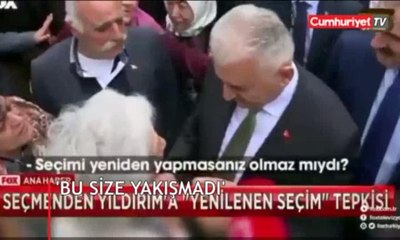 Binali Yıldırım’a 'seçim' tepkisi: Size yakışmadı