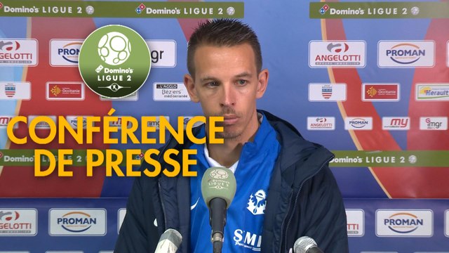 Conférence de presse AS Béziers - AS Nancy Lorraine (3-0) : Mathieu CHABERT (ASB) - Alain PERRIN (ASNL) - 2018/2019