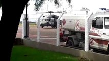 Helicóptero das Forças Armadas pousa em Cascavel