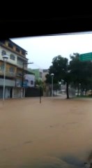 Chuva forte e alagamento em Fradinhos