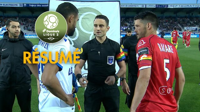 AJ Auxerre - Valenciennes FC (1-1) - Résumé - (AJA-VAFC) / 2018-19
