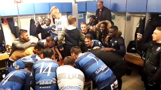 Football : La joie des Raonnais après la victoire face à Thaon