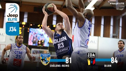 Jeep® ÉLITE : Châlons-Reims vs Dijon (J34)