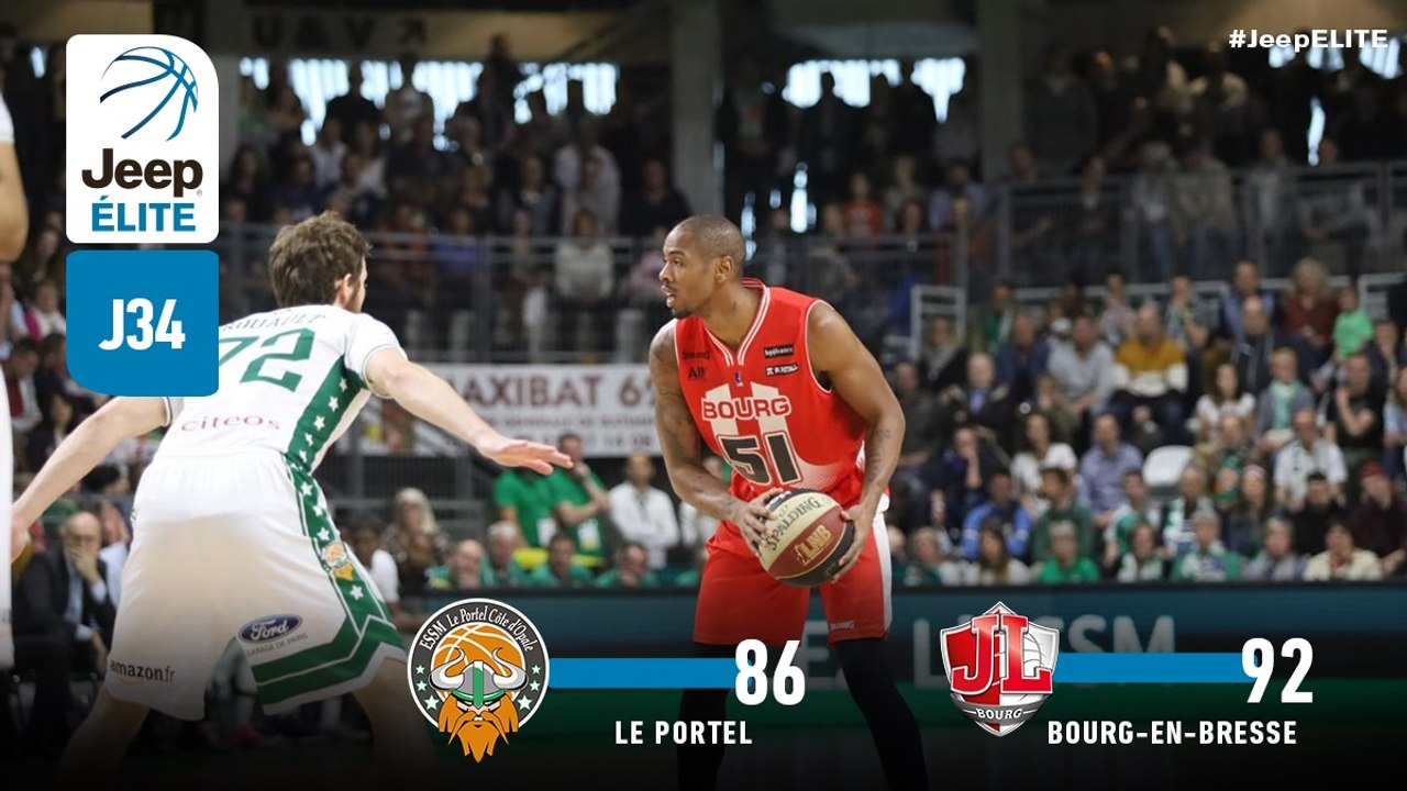 Jeep® ÉLITE : Le Portel vs Bourg-en-Bresse (J34)