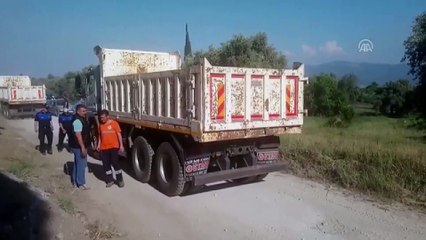 Aydın'da JES kurmak için izinsiz boru döşendiği iddiası - AYDIN