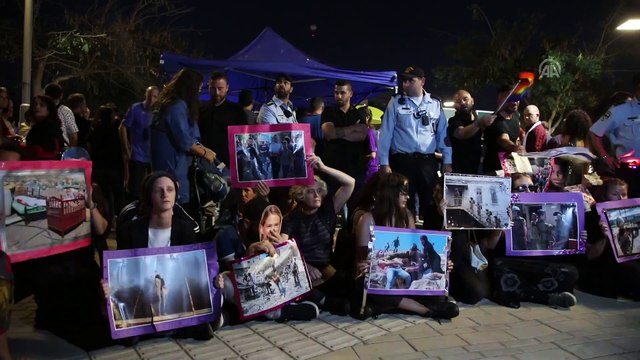 İsrail'de Eurovision protestosu - TEL AVİV