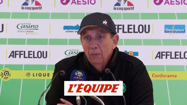 Gasset «Je suis très ému» - Foot - L1 - Saint-Etienne