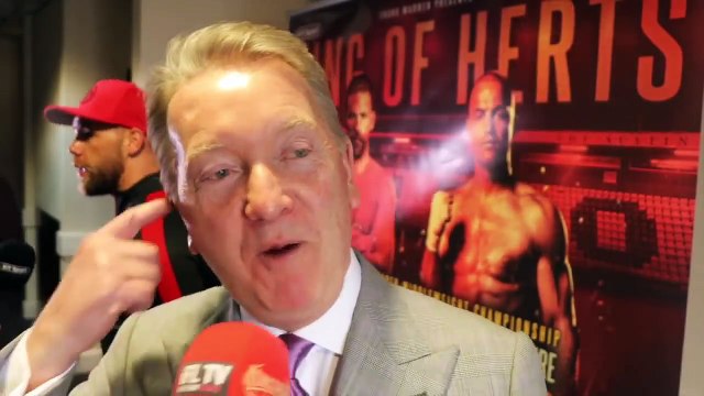 FRANK WARREN ON SAUNDERS v ISUFI, STEVENAGE FC, FURY-SCHWARZ, YARDE-KOVALEV, WANTS DUBOIS-JOYCE
