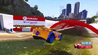 HOT WHEELS CARS 3 WATER CANAL PARKOUR CHALLENGE (Cars 3 Challenge)