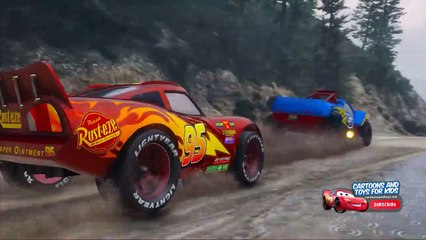 HOT WHEELS CARS CARS 3 DIRT RACE (Cars 3 Lightning Mcqueen)