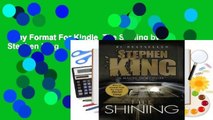Any Format For Kindle  The Shining by Stephen King