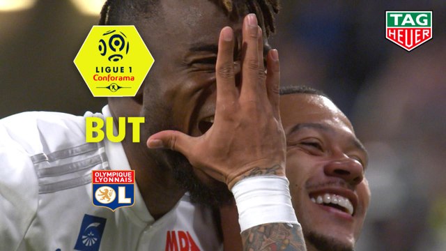 But Maxwel CORNET (54ème) / Olympique Lyonnais - SM Caen - (4-0) - (OL-SMC) / 2018-19