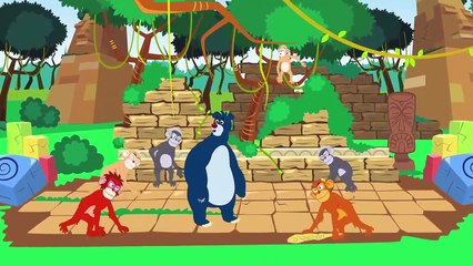 Le Livre de la jungle | 1 Conte + 4 comptines et chansons  | dessins animés en français