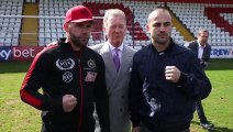 KING OF HERTS! - BILLY JOE SAUNDERS v SHEFAT ISUFIL -HEAD-TO-HEAD (PITCH) @ LAMEX STADIUM, STEVENAGE