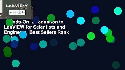 Hands-On Introduction to LabVIEW for Scientists and Engineers  Best Sellers Rank : #3