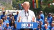 Presidential hopeful Joe Biden calls for unity in inaugural rally