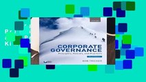 Corporate Governance: Principles, Policies, and Practices  For Kindle