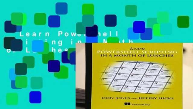 Learn PowerShell Scripting in a Month of Lunches Review
