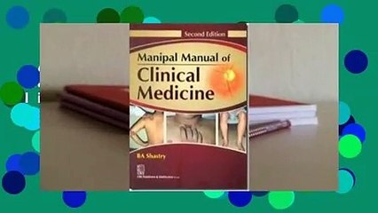 Any Format For Kindle  Manipal Manual of Clinical Medicine by B. A. Shastry