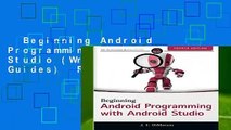 Beginning Android Programming With Android Studio (Wrox Beginning Guides)  Review