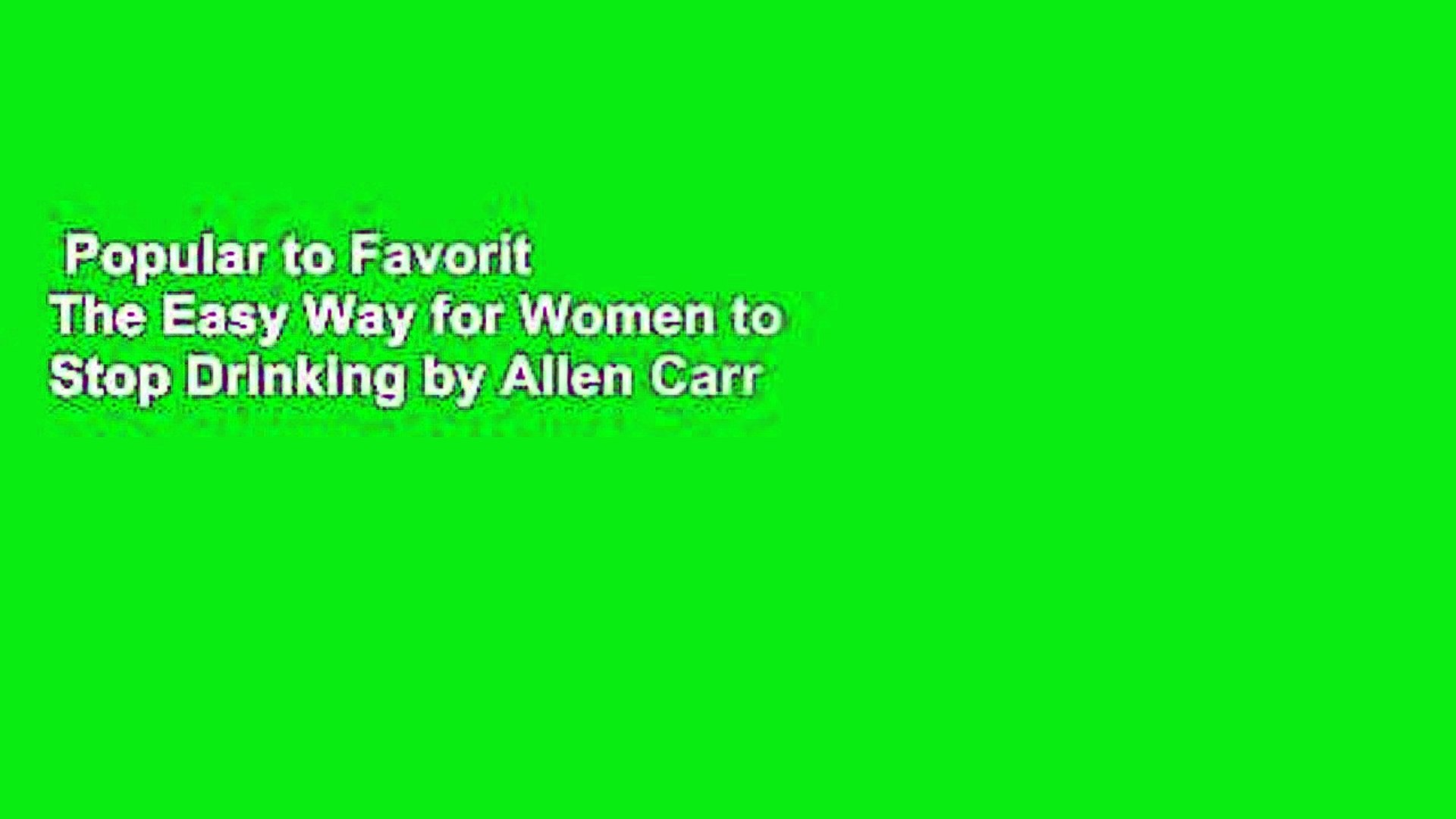 Download allen carr easyway to control alcohol free pdf free