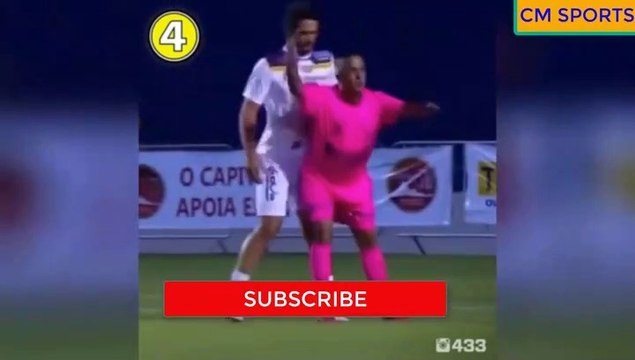 Players vs referees football fights - Football referees most funny moments