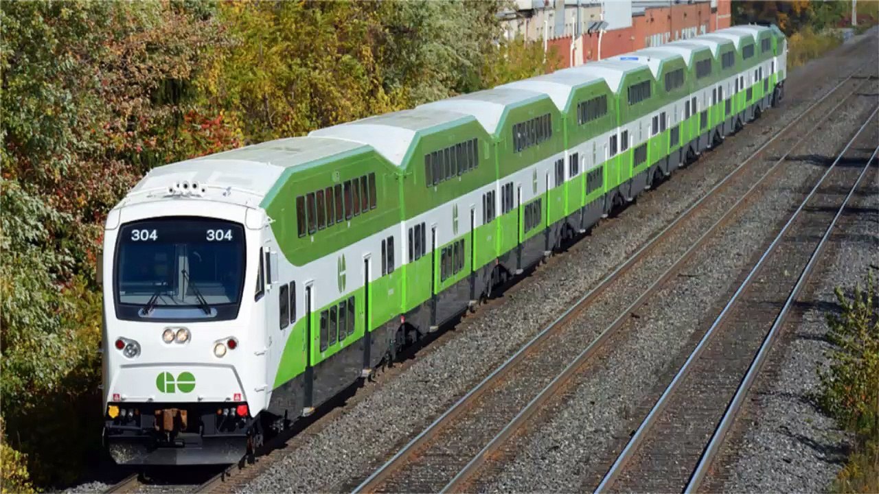 Milton Go Train in Canada