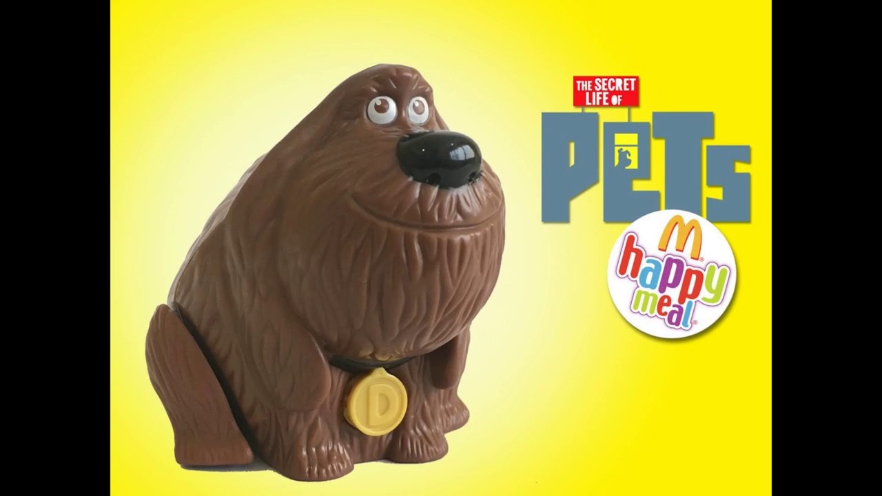 Happy meal toys secret life hot sale of pets